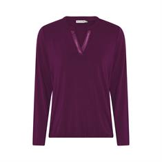 Micha T-shirt aubergine