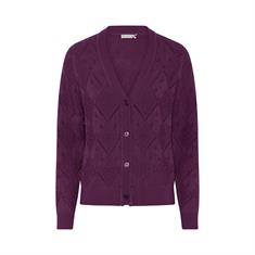 Micha vest aubergine