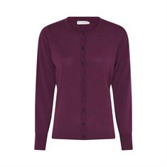 Micha vest aubergine