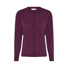 Micha vest aubergine